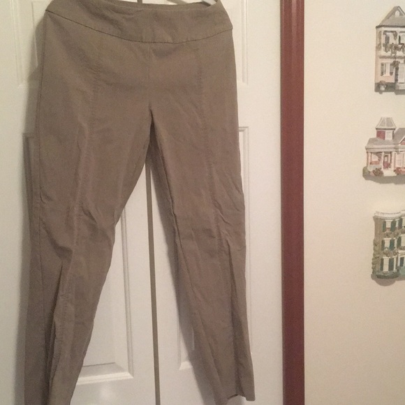 Size8 brown/khaki pull on pant - Picture 1 of 5